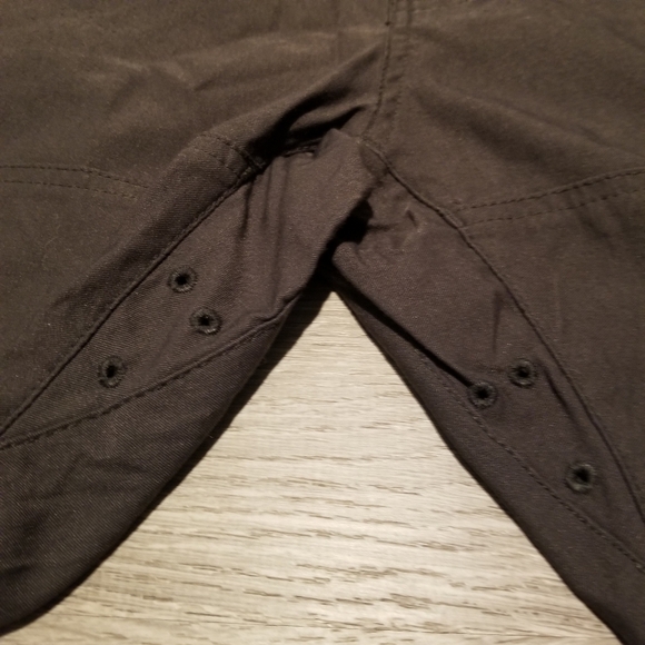 PrAna Mens Zion Cargo Pants Charcoal Gray Stretch Belted Hiking Pants Size 34x30 - Picture 4 of 9